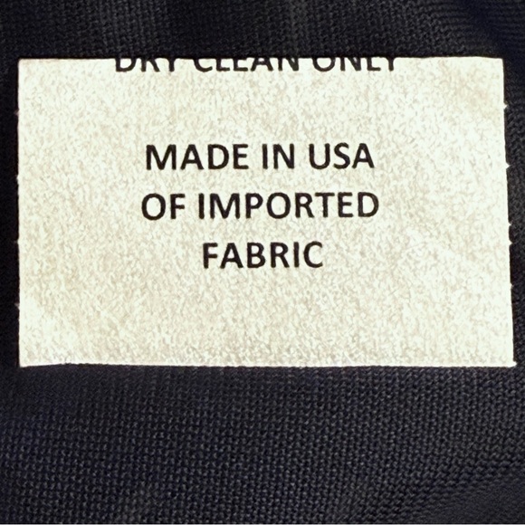 Sara Campbell Navy Stripe Shift Dress Tassel Fringe Hem Fully Lined Stretch M - Picture 9 of 13